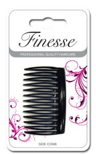 Finesse Side Comb Black X2
