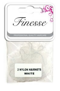 Finesse Hairnets - White 2pk