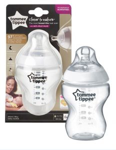 Tommee Tippee CTN Bottles 260ml Single 0 Months+