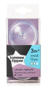Tommee Tippee CTN Teats Medium Flow 3 Months+