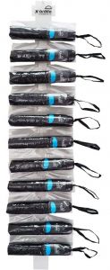 Susino Umbrellas Black Compact On Clipstrip