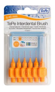 Tepe Interdental Brushes Size 1 - Orange 0.45m
