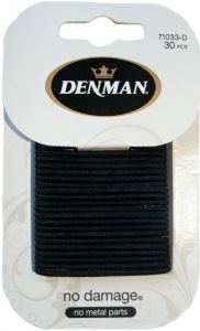 Denman 30pk 2mm S ND Elastics - Blk