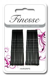 Finesse Hairgrips - Long Black