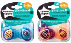 TOMMEE TIPPEE ANYTIME BOY SOOTHERS 6-18M